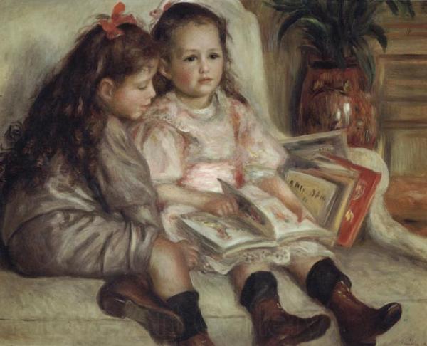 Pierre Renoir Portrait of Children(The  Children of Martial Caillebotte) Spain oil painting art